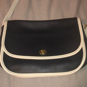 Barely worn vintage leather  coach bag